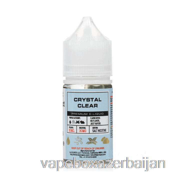 Vape Smoke Crystal Clear - BSX Salts Series - 30mL 50mg